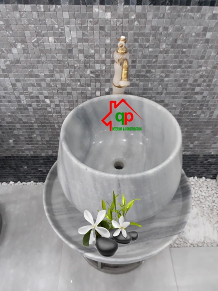 Bồn rửa lavabo bằng đá Bồn rửa lavabo bằng đá